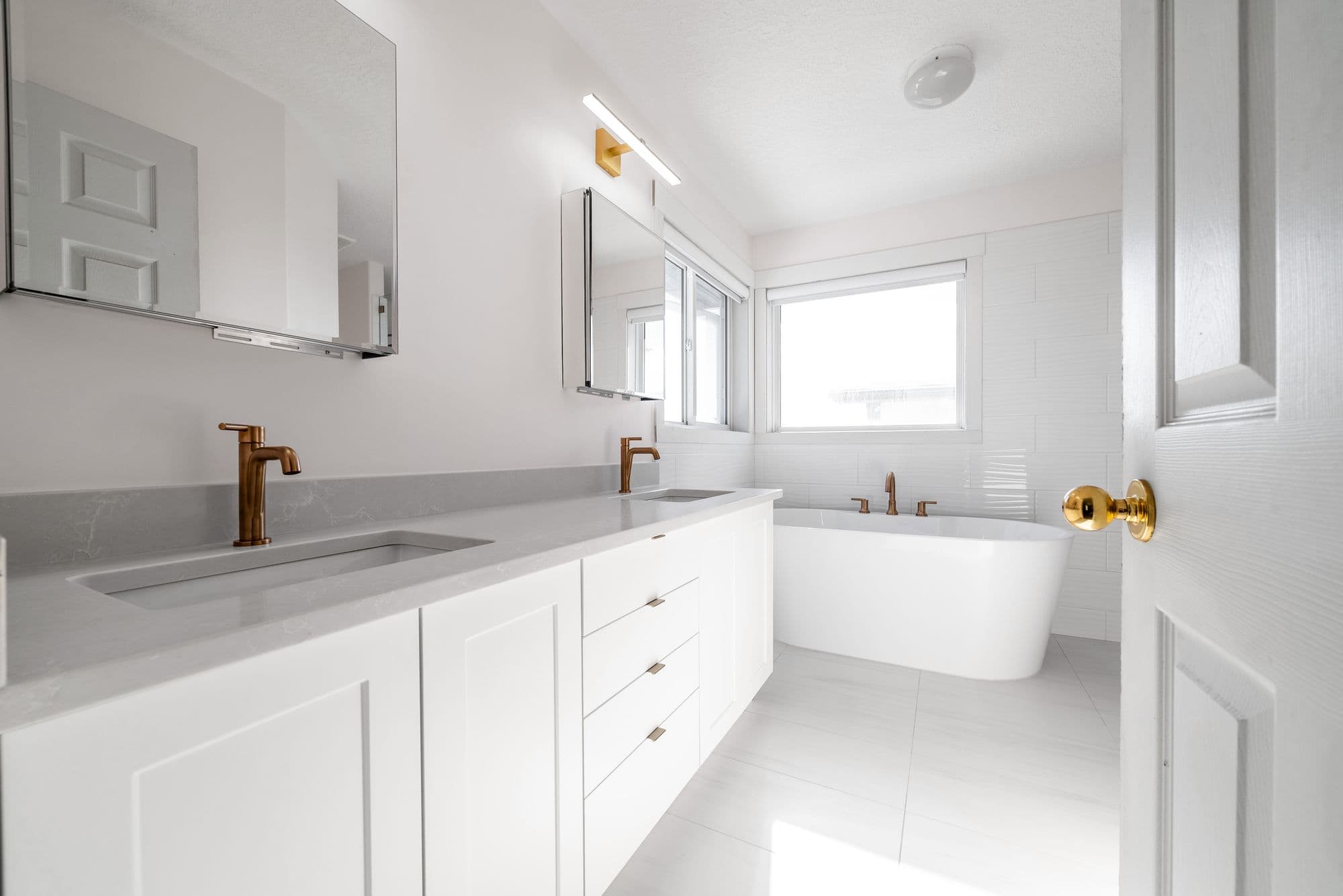 Bathroom renovation Calgary — contemporary design