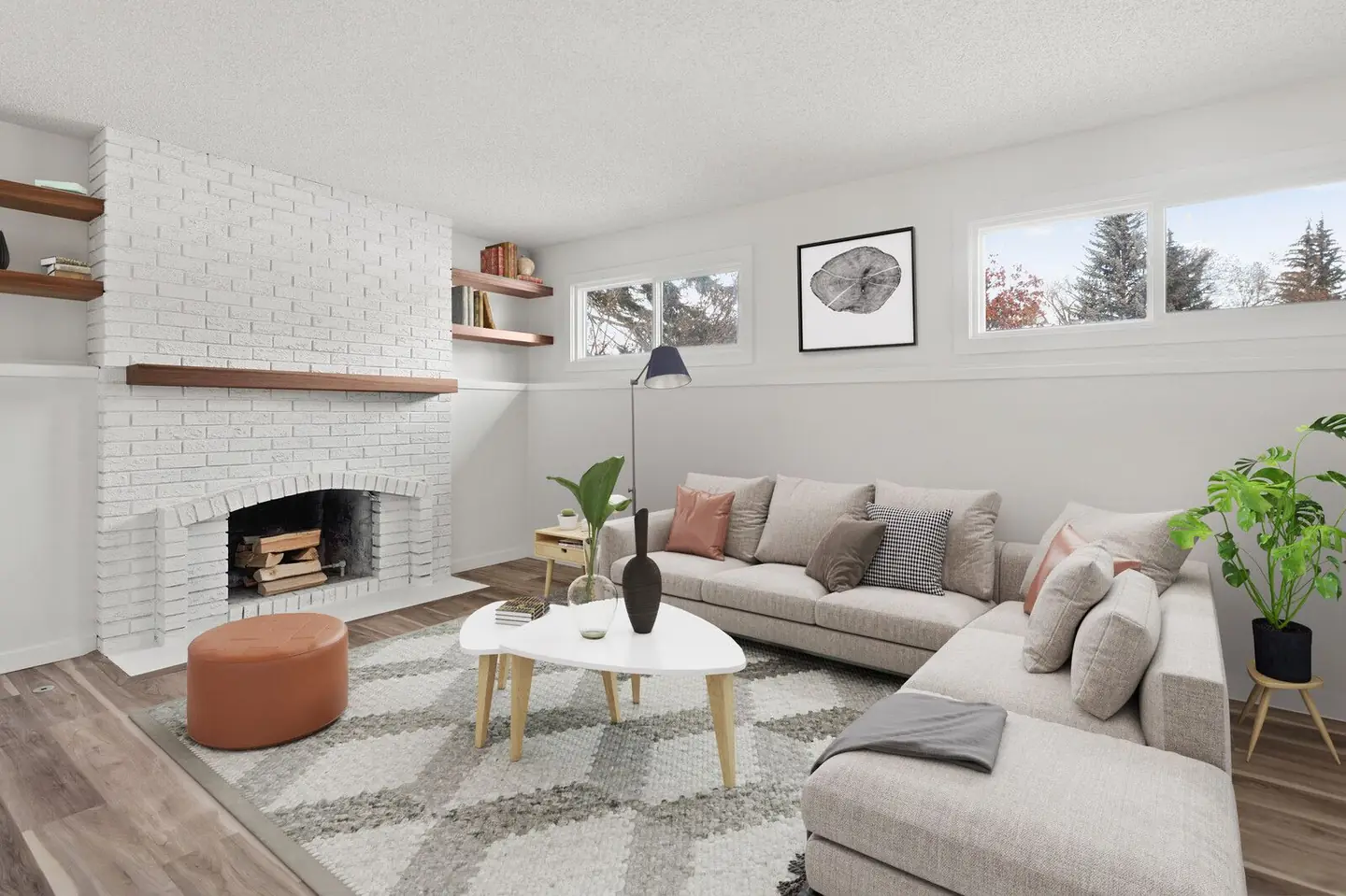 Basement development Cannington Place Calgary