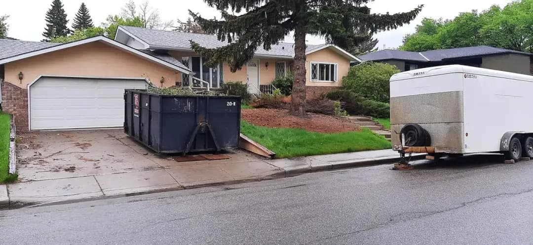 Home addition Calgary — before photo