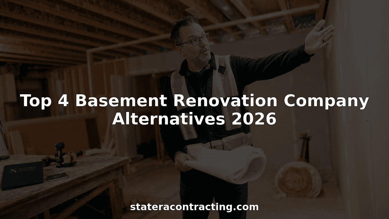 Top 4 Basement Renovation Company Alternatives 2026