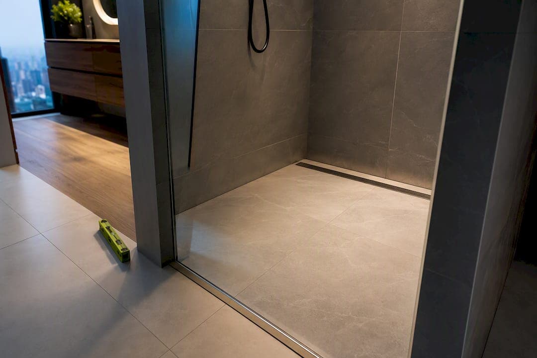 Prioritize 1/4" slope: Curbless shower plan for Canadian renovators